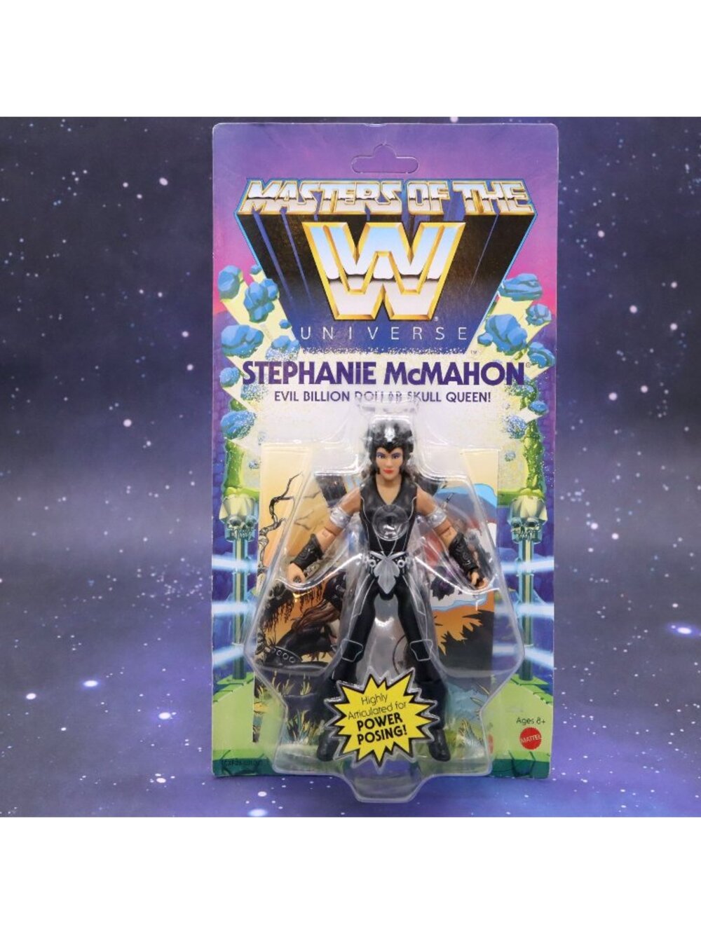 WWE Masters Of The Universe Stephanie McMahon Evil Billion Dollar Skull Queen a